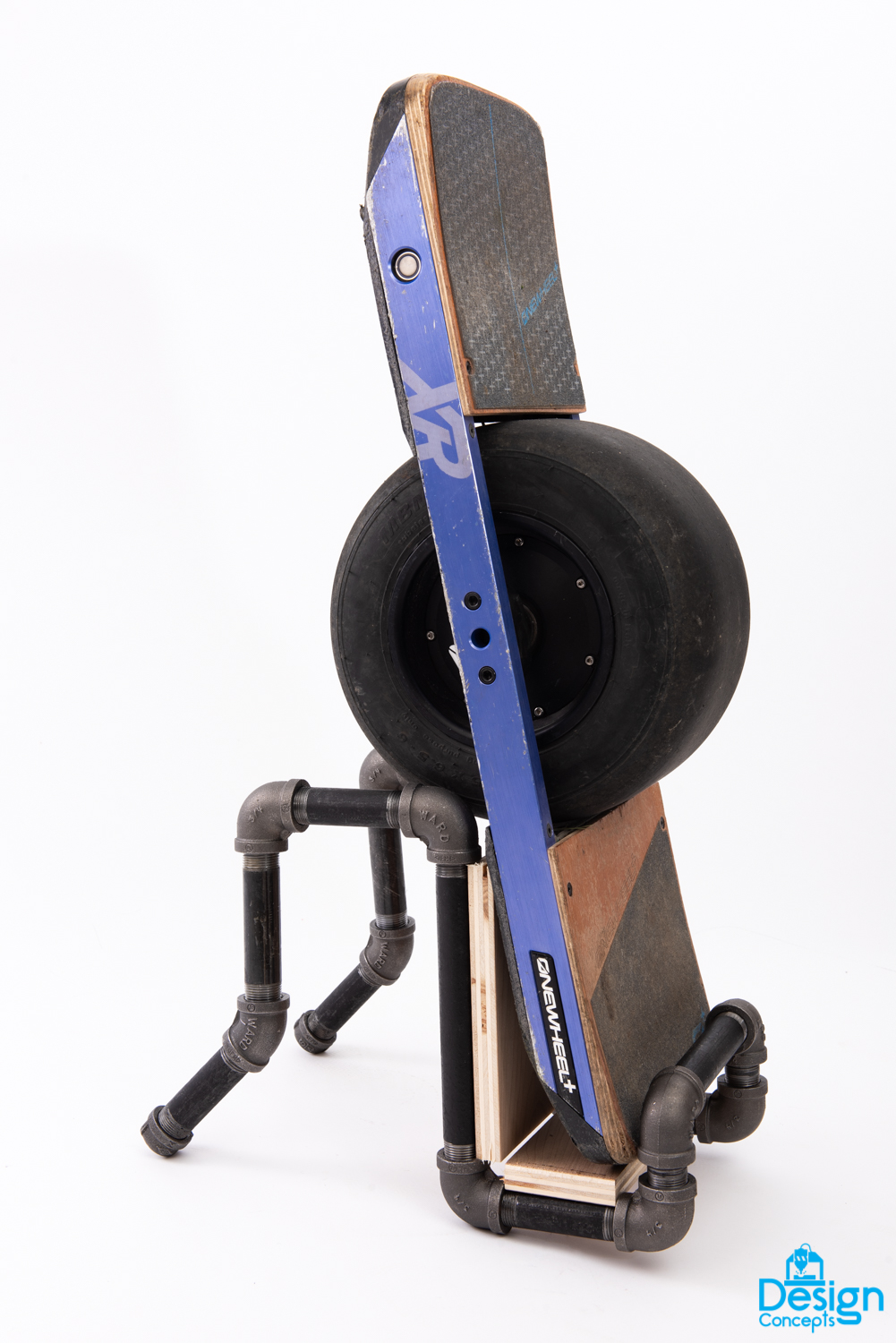 Onewheel stand out of pipe